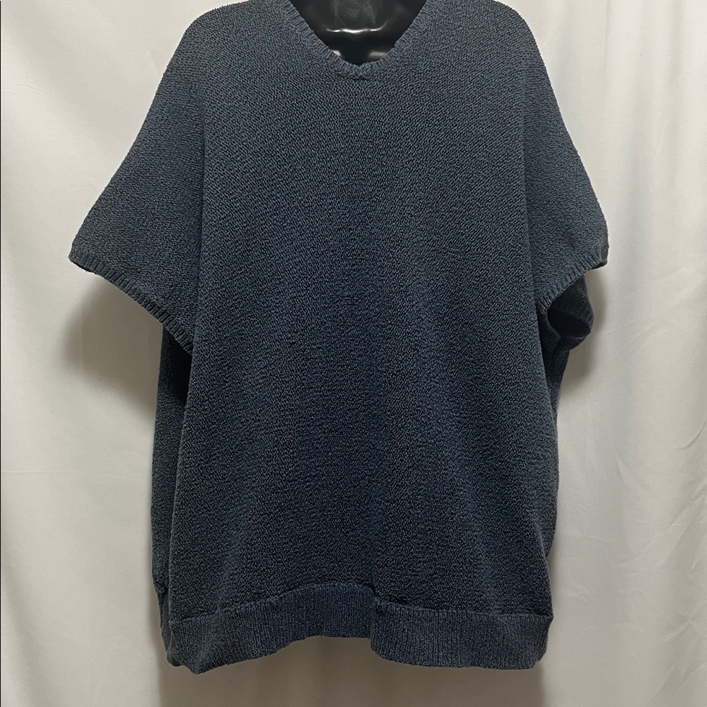 ARITZIA Community Iconic Cape Cardigan Blue Size Small - Picture 3 of 9